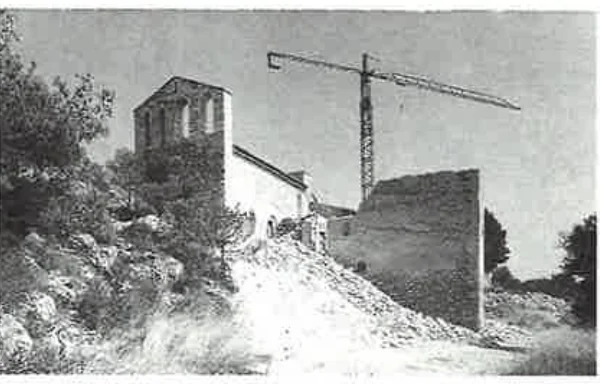 La reconstrucció de la coberta