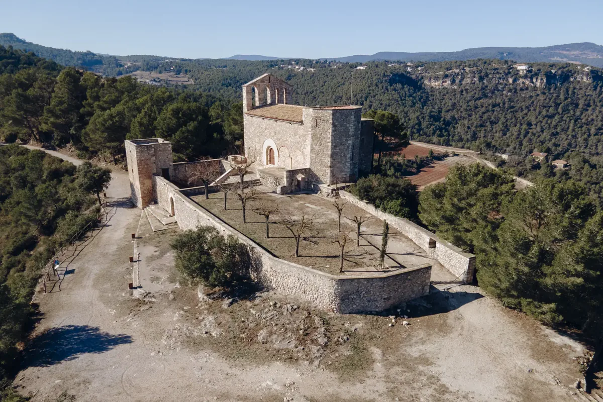 The Foix sanctuary complex in 2024, photograph by Francesc Carbó