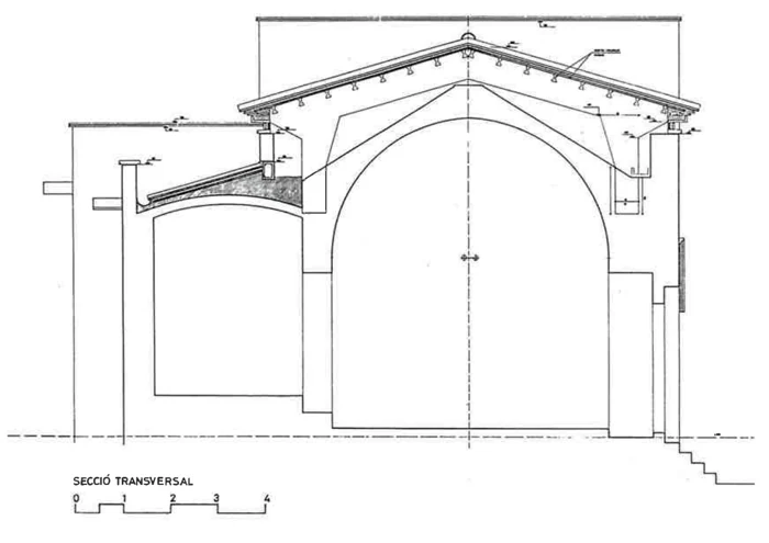 Section of the church